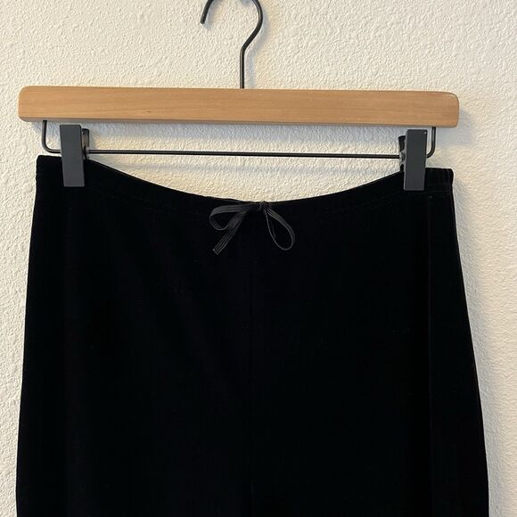 Vintage Gap Velvet Pants Womens XS Pull On Black Whimsigoth Fairy Witchy 90s Y2K - Picture 2 of 12